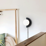 Moderne LED Wandlamp Metaal en Glas voor Slaapkamer en Woonkamer