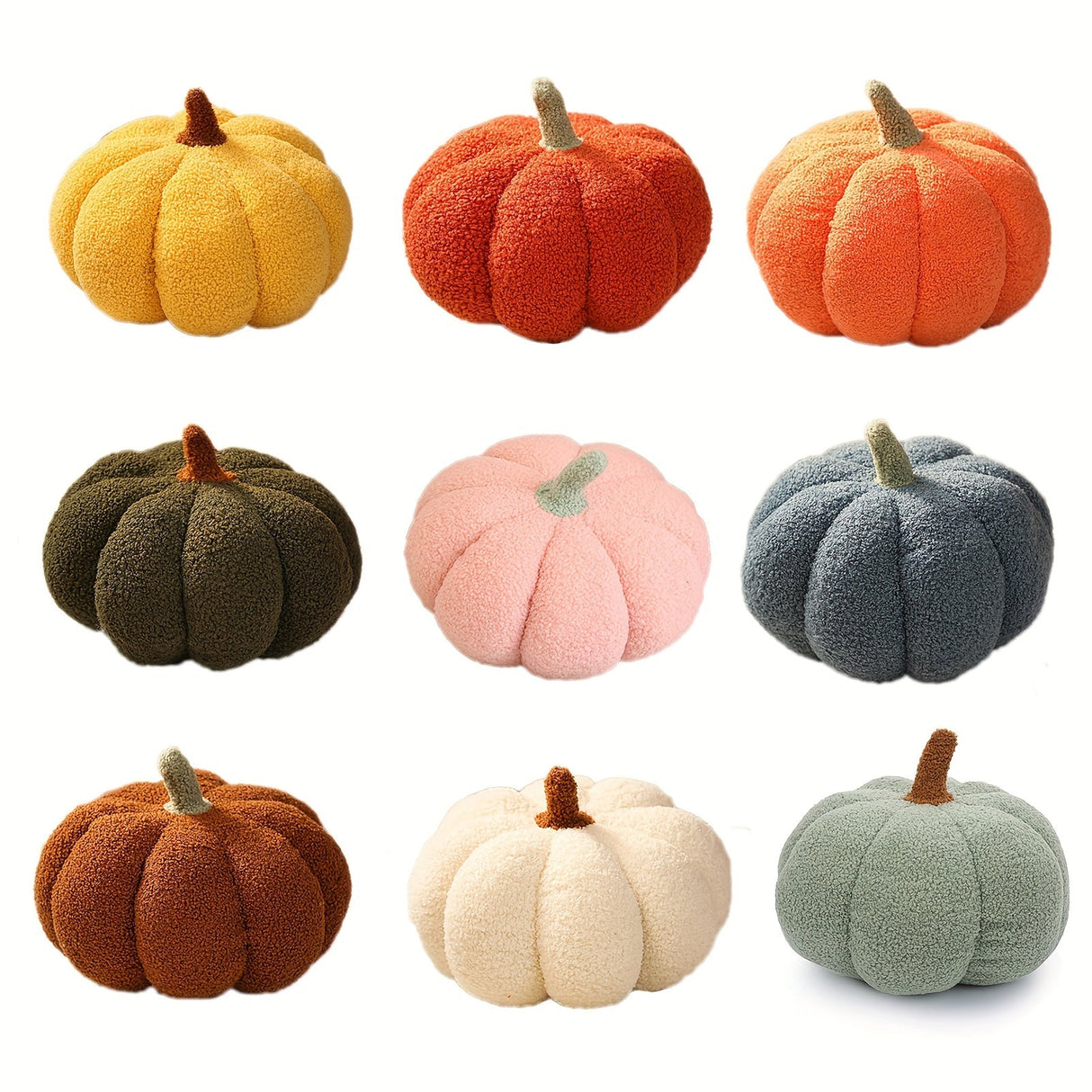 Zacht Pluche Pompoen Kussen - Decoratief Video Game Knuffel voor Kinderen 0-3 Jaar, Perfect voor Halloween