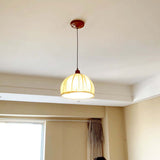 EcoLume - Minimalistische Scandinavische LED Hanglamp Beige Stoffen Kap, Verstelbaar voor Woonkamer en Eetkamer