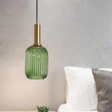 Ribbelglas Hanglamp Moderne Keukenverlichting
