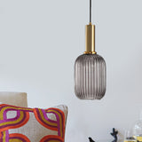 Ribbelglas Hanglamp Moderne Keukenverlichting