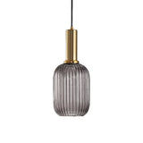 Ribbelglas Hanglamp Moderne Keukenverlichting