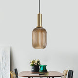 Ribbelglas Hanglamp Moderne Keukenverlichting