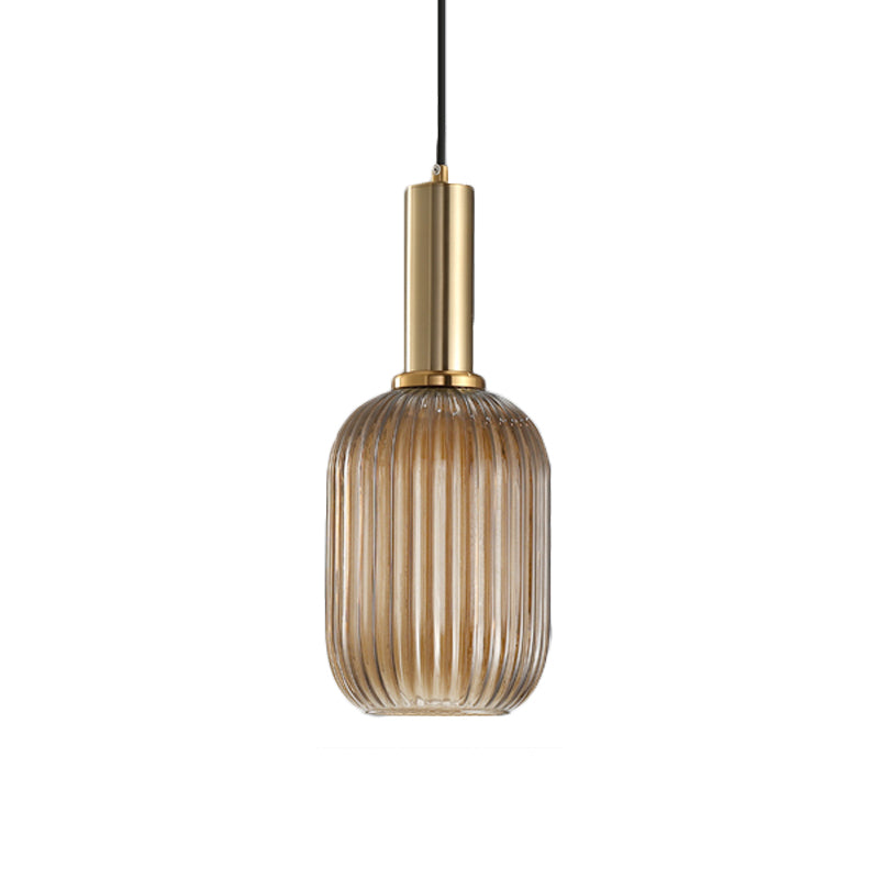 Ribbelglas Hanglamp Moderne Keukenverlichting