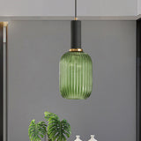 Ribbelglas Hanglamp Moderne Keukenverlichting