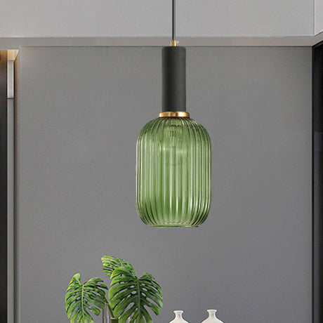 Ribbelglas Hanglamp Moderne Keukenverlichting