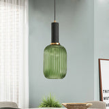 Ribbelglas Hanglamp Moderne Keukenverlichting