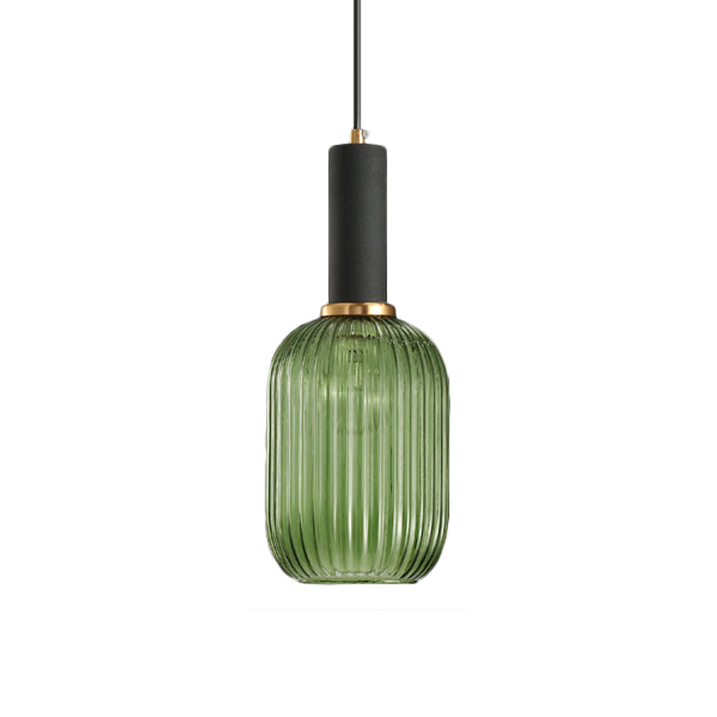 Ribbelglas Hanglamp Moderne Keukenverlichting