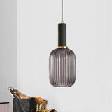 Ribbelglas Hanglamp Moderne Keukenverlichting