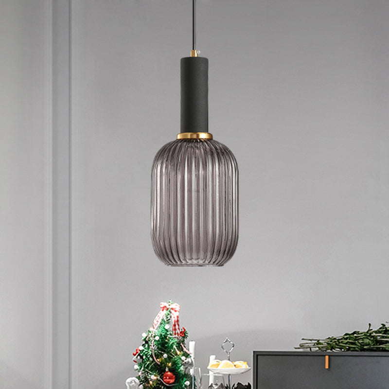 Ribbelglas Hanglamp Moderne Keukenverlichting