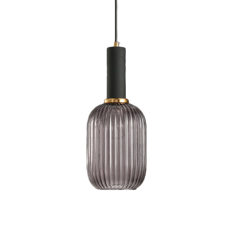 Ribbelglas Hanglamp Moderne Keukenverlichting