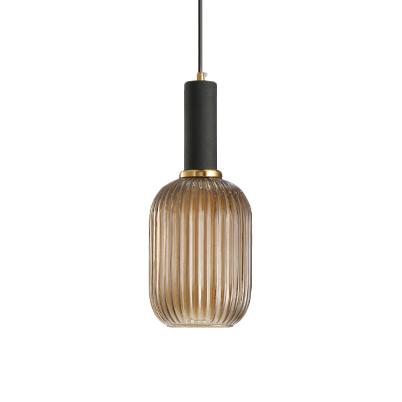 Ribbelglas Hanglamp Moderne Keukenverlichting