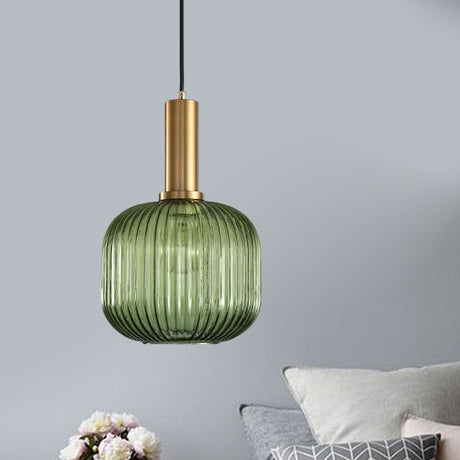 Ribbelglas Hanglamp Moderne Keukenverlichting