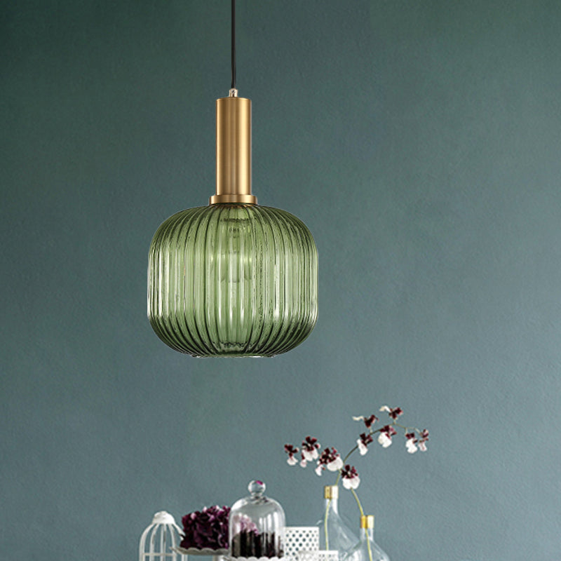 Ribbelglas Hanglamp Moderne Keukenverlichting