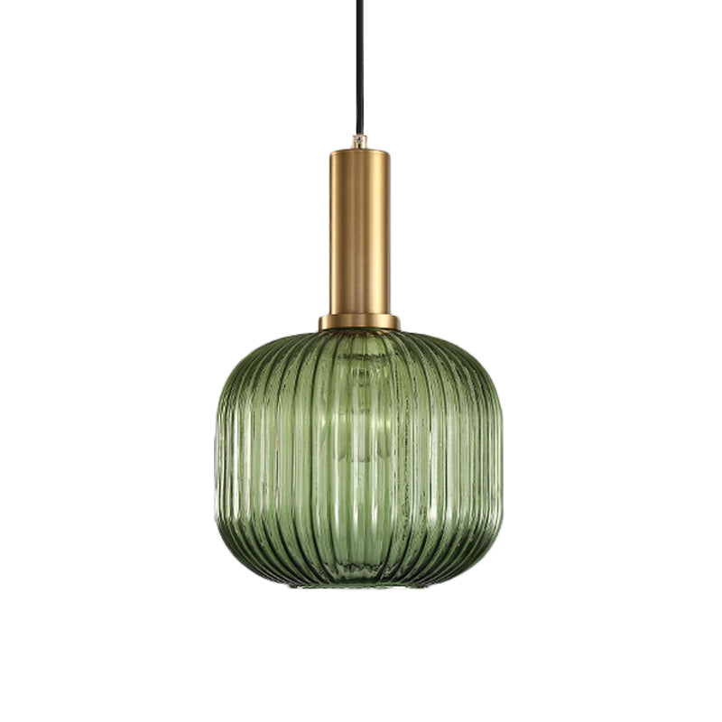Ribbelglas Hanglamp Moderne Keukenverlichting