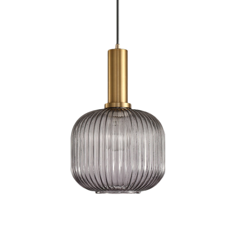 Ribbelglas Hanglamp Moderne Keukenverlichting
