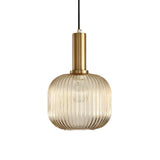 Ribbelglas Hanglamp Moderne Keukenverlichting