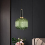 Ribbelglas Hanglamp Moderne Keukenverlichting