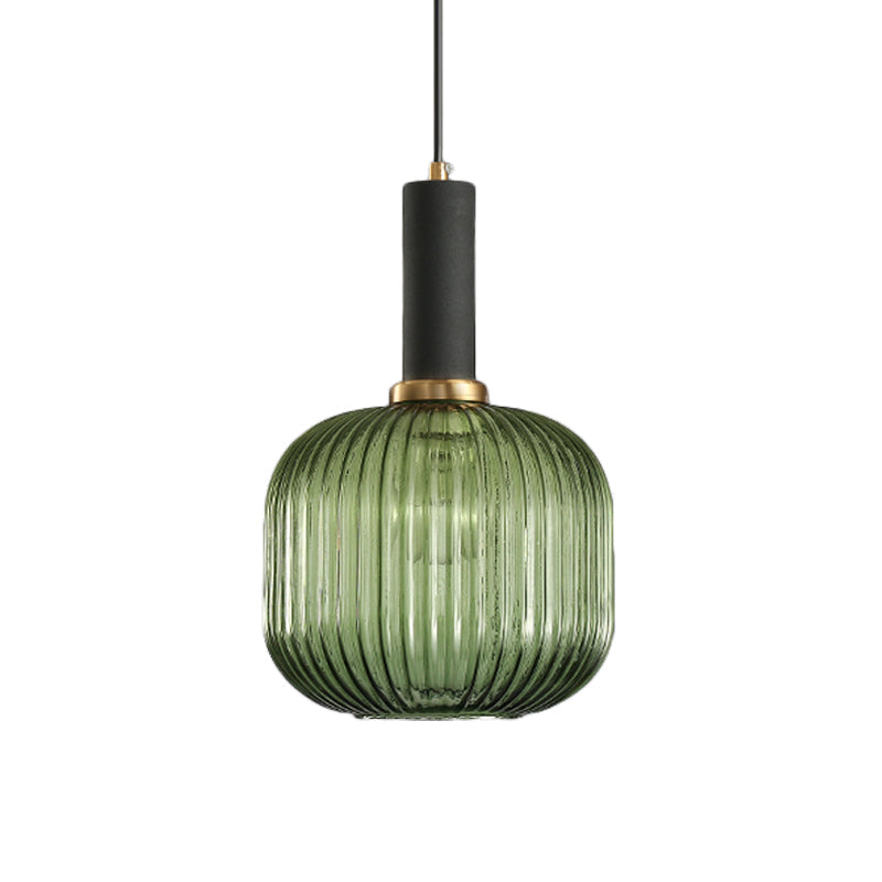 Ribbelglas Hanglamp Moderne Keukenverlichting