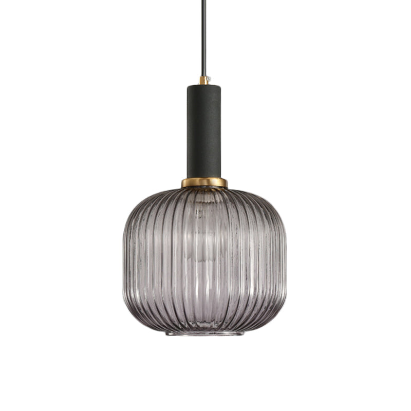 Ribbelglas Hanglamp Moderne Keukenverlichting