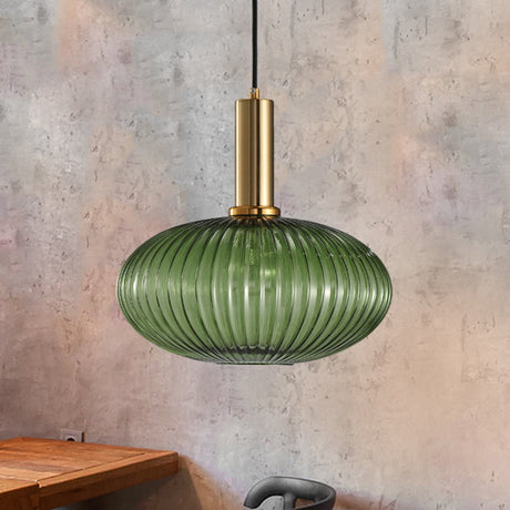 Ribbelglas Hanglamp Moderne Keukenverlichting