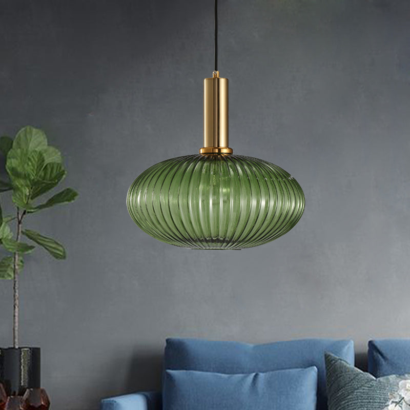 Ribbelglas Hanglamp Moderne Keukenverlichting