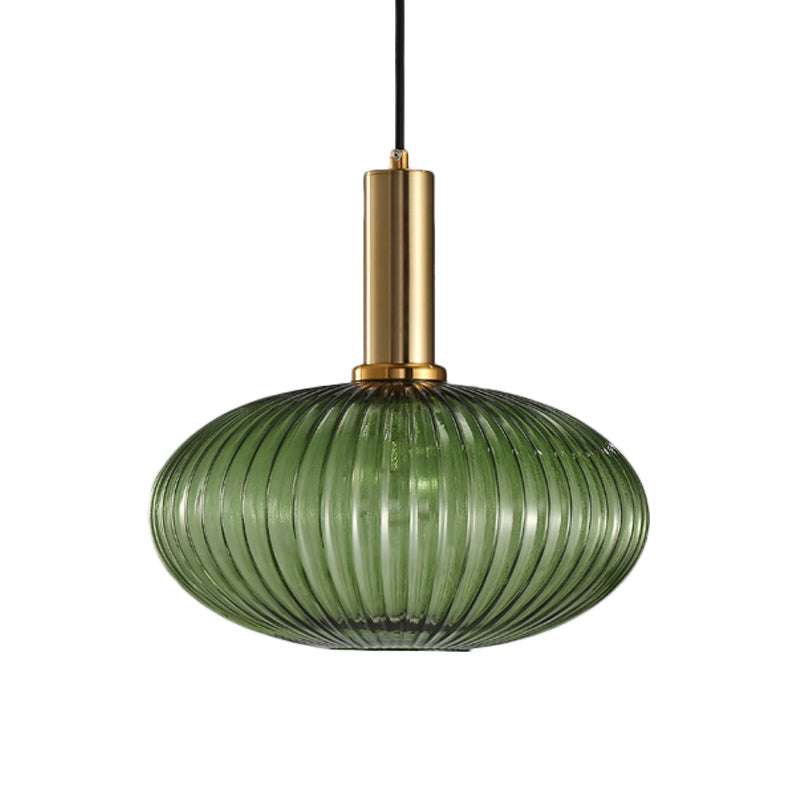 Ribbelglas Hanglamp Moderne Keukenverlichting