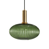 Ribbelglas Hanglamp Moderne Keukenverlichting