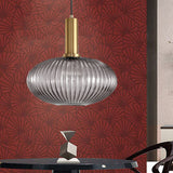 Ribbelglas Hanglamp Moderne Keukenverlichting