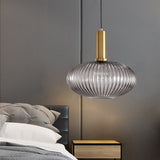 Ribbelglas Hanglamp Moderne Keukenverlichting