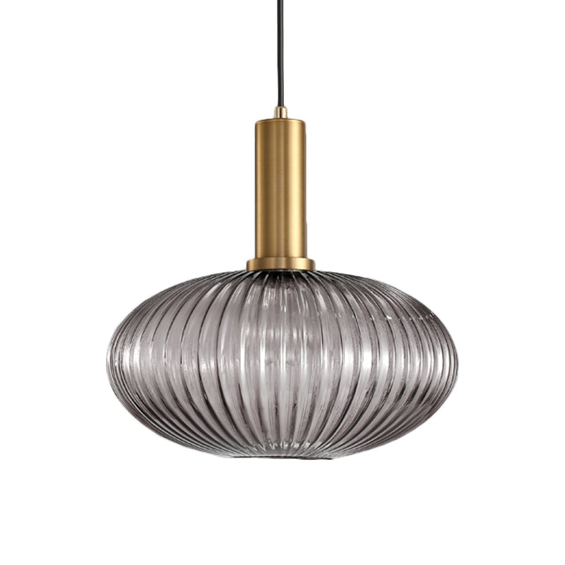 Ribbelglas Hanglamp Moderne Keukenverlichting