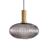 Ribbelglas Hanglamp Moderne Keukenverlichting