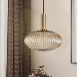 Ribbelglas Hanglamp Moderne Keukenverlichting