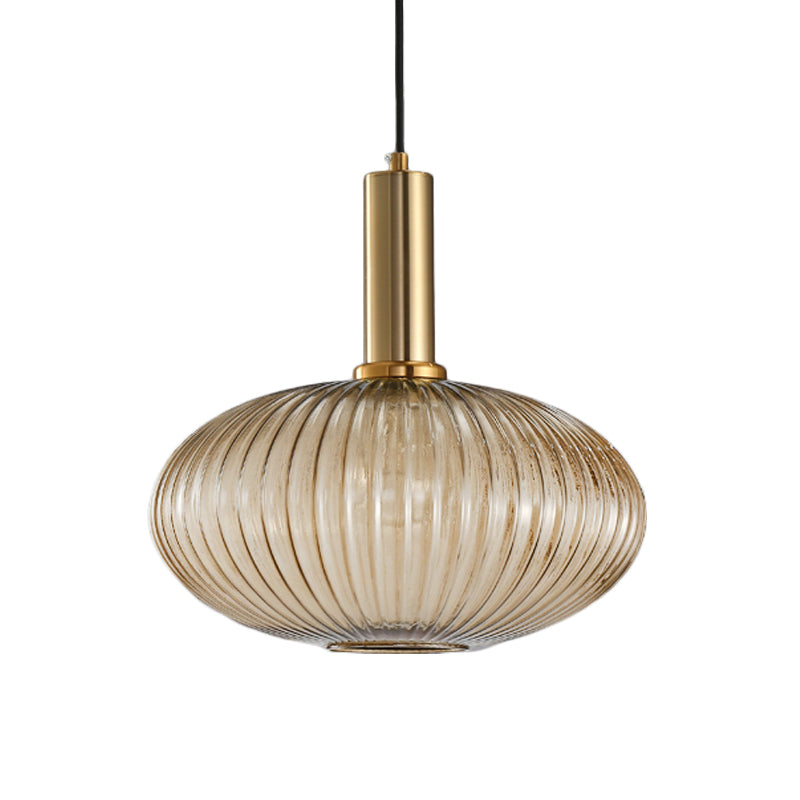 Ribbelglas Hanglamp Moderne Keukenverlichting
