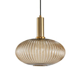 Ribbelglas Hanglamp Moderne Keukenverlichting