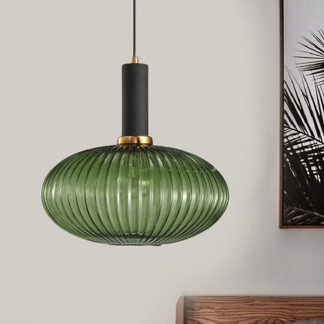 Ribbelglas Hanglamp Moderne Keukenverlichting