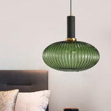 Ribbelglas Hanglamp Moderne Keukenverlichting