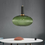 Ribbelglas Hanglamp Moderne Keukenverlichting