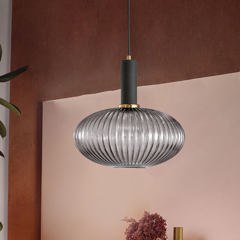 Ribbelglas Hanglamp Moderne Keukenverlichting