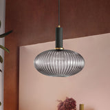 Ribbelglas Hanglamp Moderne Keukenverlichting