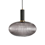 Ribbelglas Hanglamp Moderne Keukenverlichting
