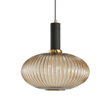 Ribbelglas Hanglamp Moderne Keukenverlichting