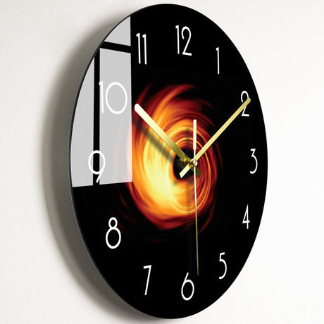 Moderne GlassArt Wandklok - Artistieke Klok met Hoogwaardig Glas in 7 Ontwerpen, Verkrijgbaar in 2 Maten