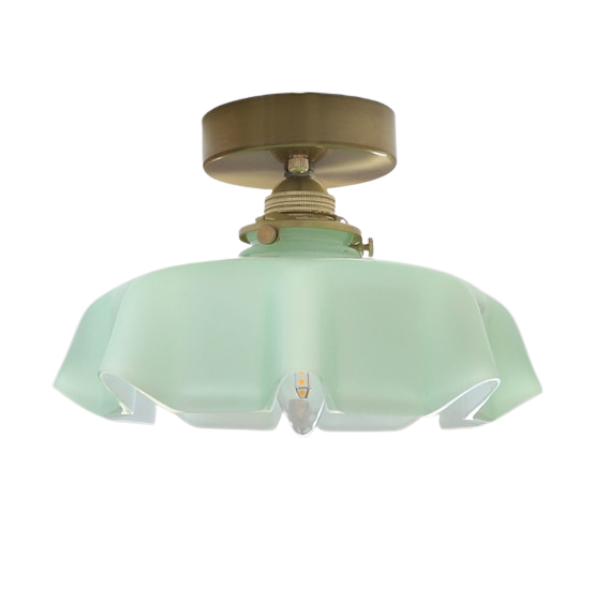 Glazen Bloem Plafond- en Hanglampen