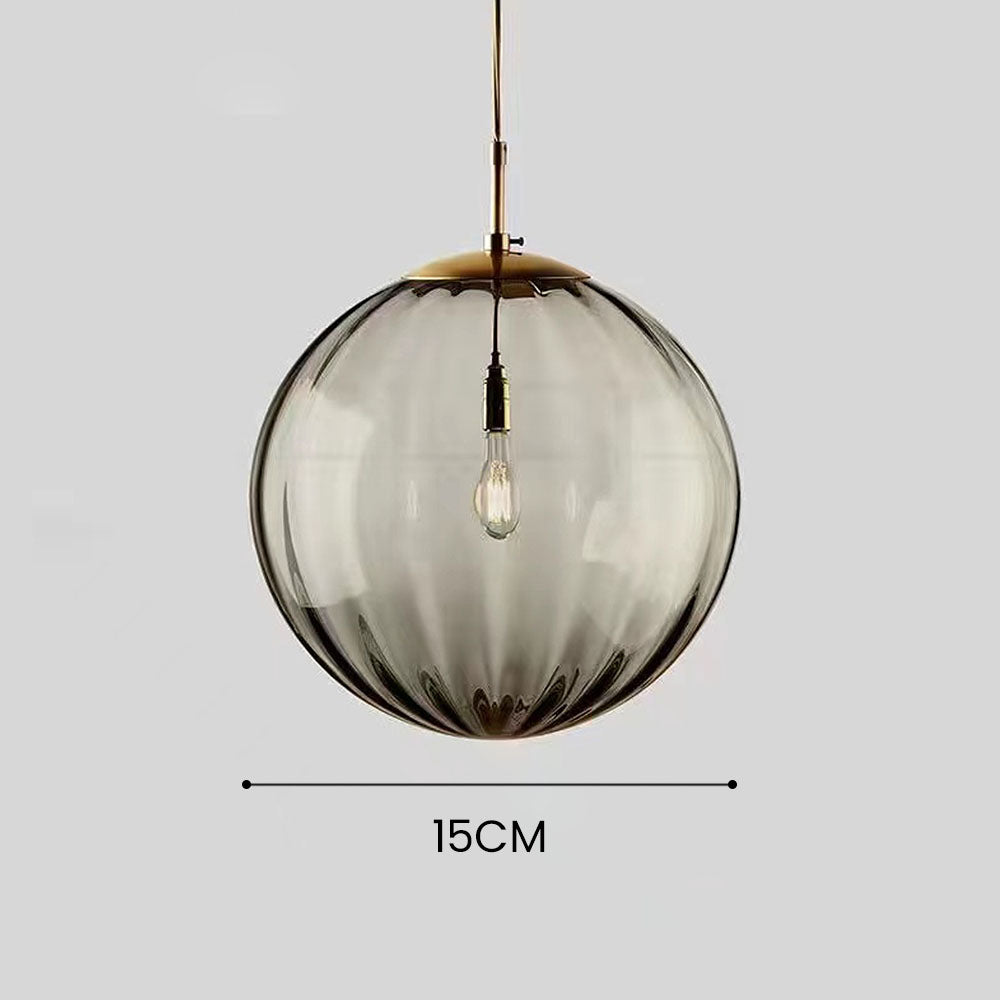 Nordic Minimalistische Moderne Waterpatroon Glazen Bol Hanglamp