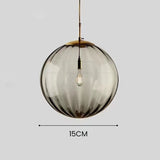 Nordic Minimalistische Moderne Waterpatroon Glazen Bol Hanglamp