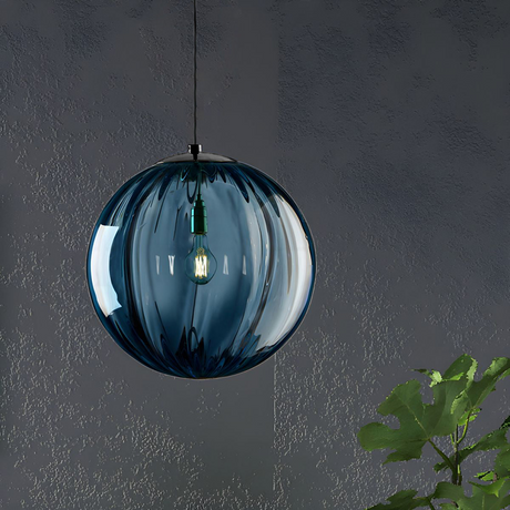 Nordic Minimalistische Moderne Waterpatroon Glazen Bol Hanglamp