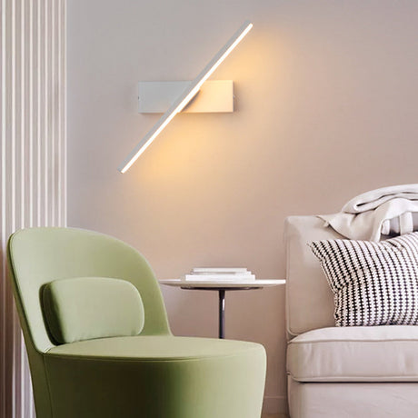 Moderne Draaibare LED Wandlamp voor Slaapkamer | Verstelbare Wandverlichting in Zwart/Wit | Metaal en Siliconen