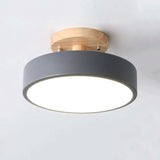 Stijlvolle LED Plafondlamp van Hout en Acryl voor Slaapkamer, Eetkamer en Woonkamer