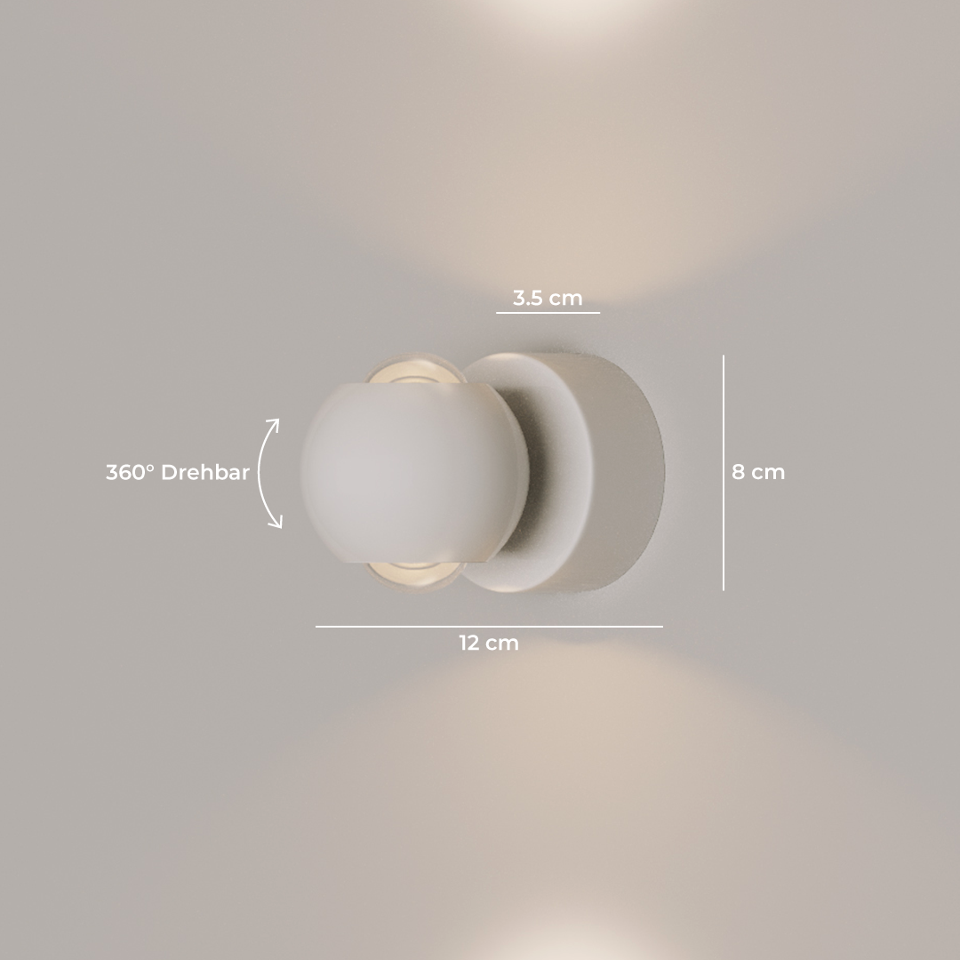 Stijlvolle LED Wandlamp LumiWave – Energiezuinig, Modern Design voor Binnen en Buiten, Mat Zwart